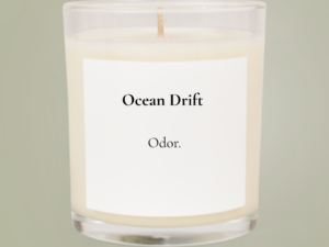 Ocean Drift geurkaars – Frisse Zee & Schone Lucht Geur