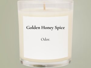 Golden Honey Spice geurkaars – Honing & Warme Specerijen
